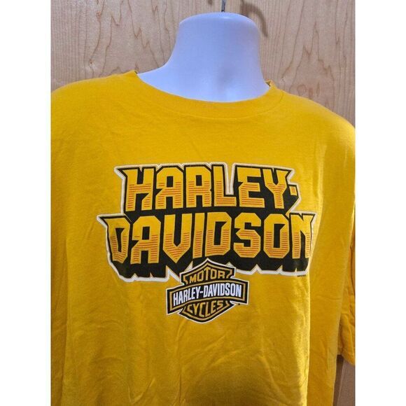 Harley-Davidson El Paso Texas  Bar and Sheild Gold T-Shirt 3XL - Picture 6 of 7